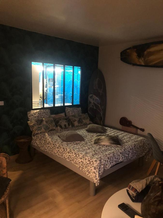 Studio Sur La Plage Vue Mer Piscine Biarritz Buitenkant foto